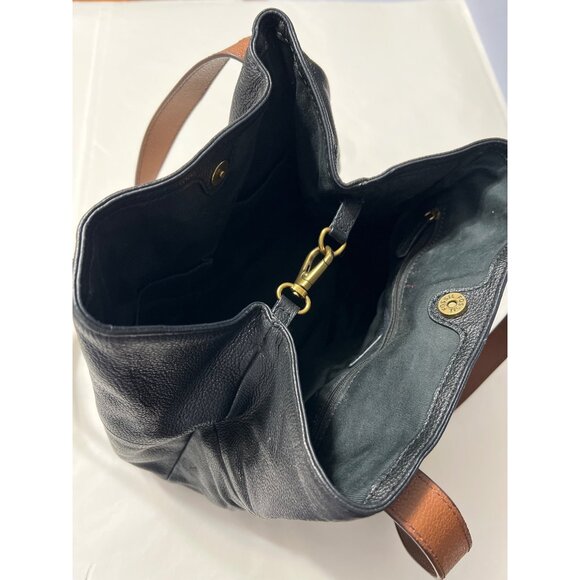 Fossil Leather Shoulder Tote - Picture 6 of 10